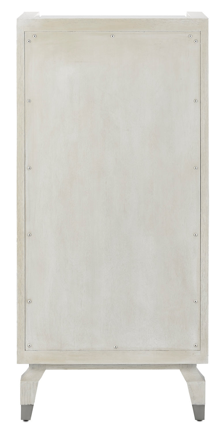 Currey and Company Chest from the Serena collection in Gray Salt/Pewter finish