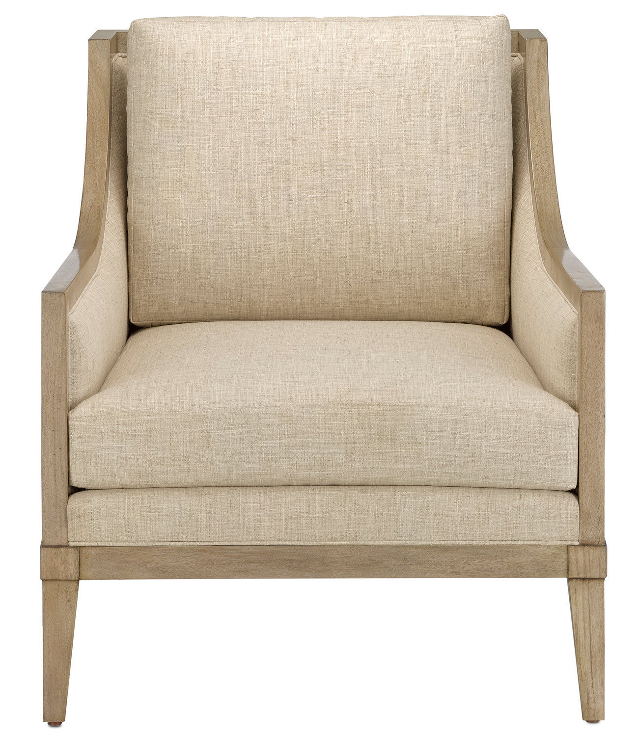 Currey and Company Chair from the Bramford collection in Light Wheat/Ivory/Tan finish