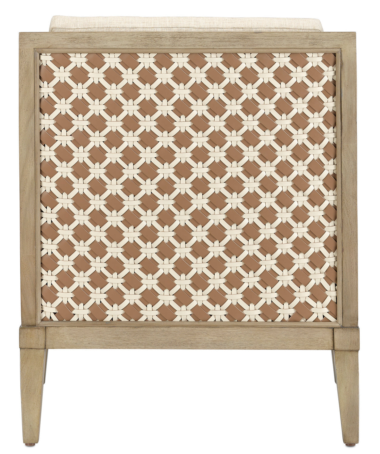 Currey and Company Chair from the Bramford collection in Light Wheat/Ivory/Tan finish