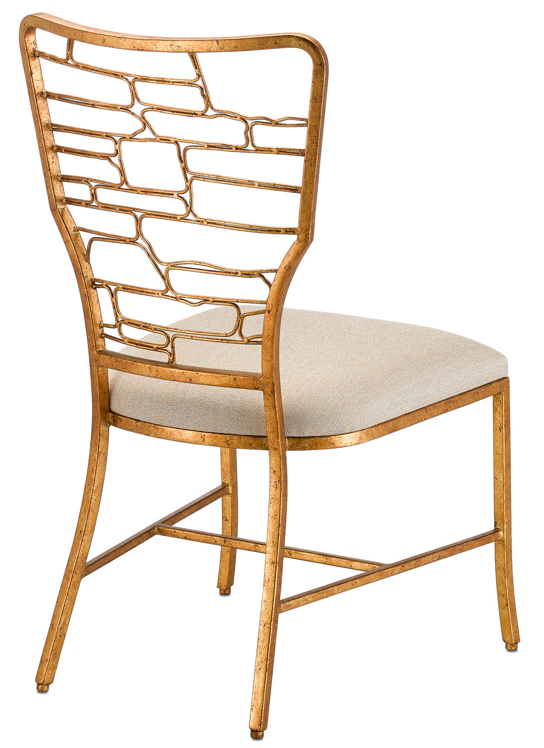Currey and Company Chair from the Vinton collection in Gilt Bronze finish