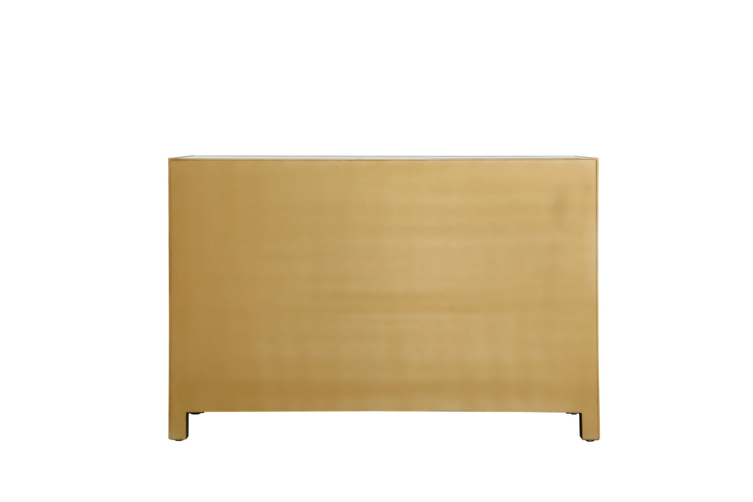 Elegant Lighting Dresser from the REFLEXION collection in Antique Gold finish