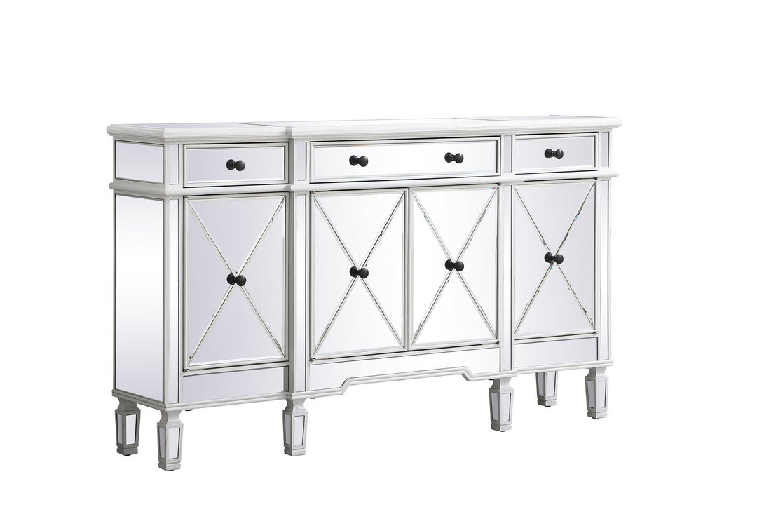 Elegant Lighting Credenza from the Contempo collection in Antique White finish