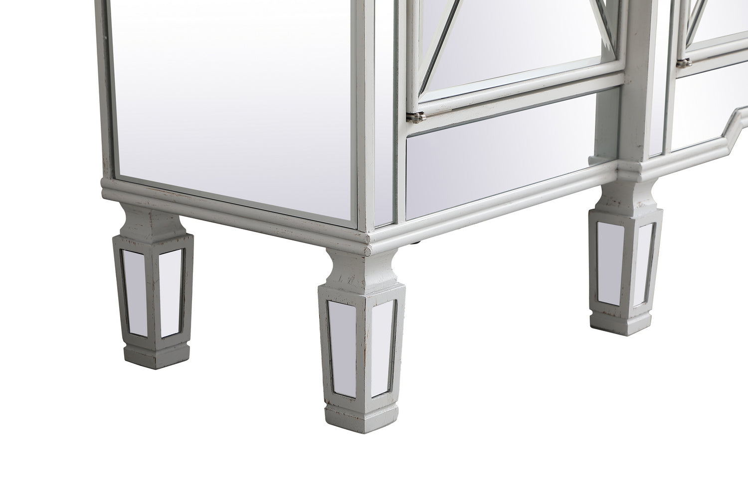 Elegant Lighting Credenza from the Contempo collection in Antique White finish