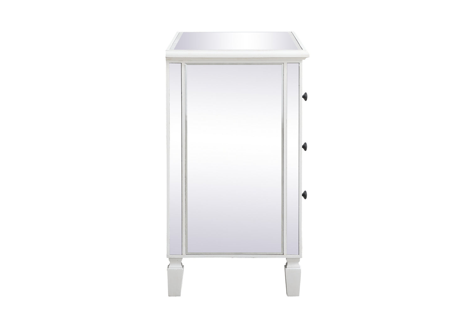 Elegant Lighting Chest from the Contempo collection in Antique White finish
