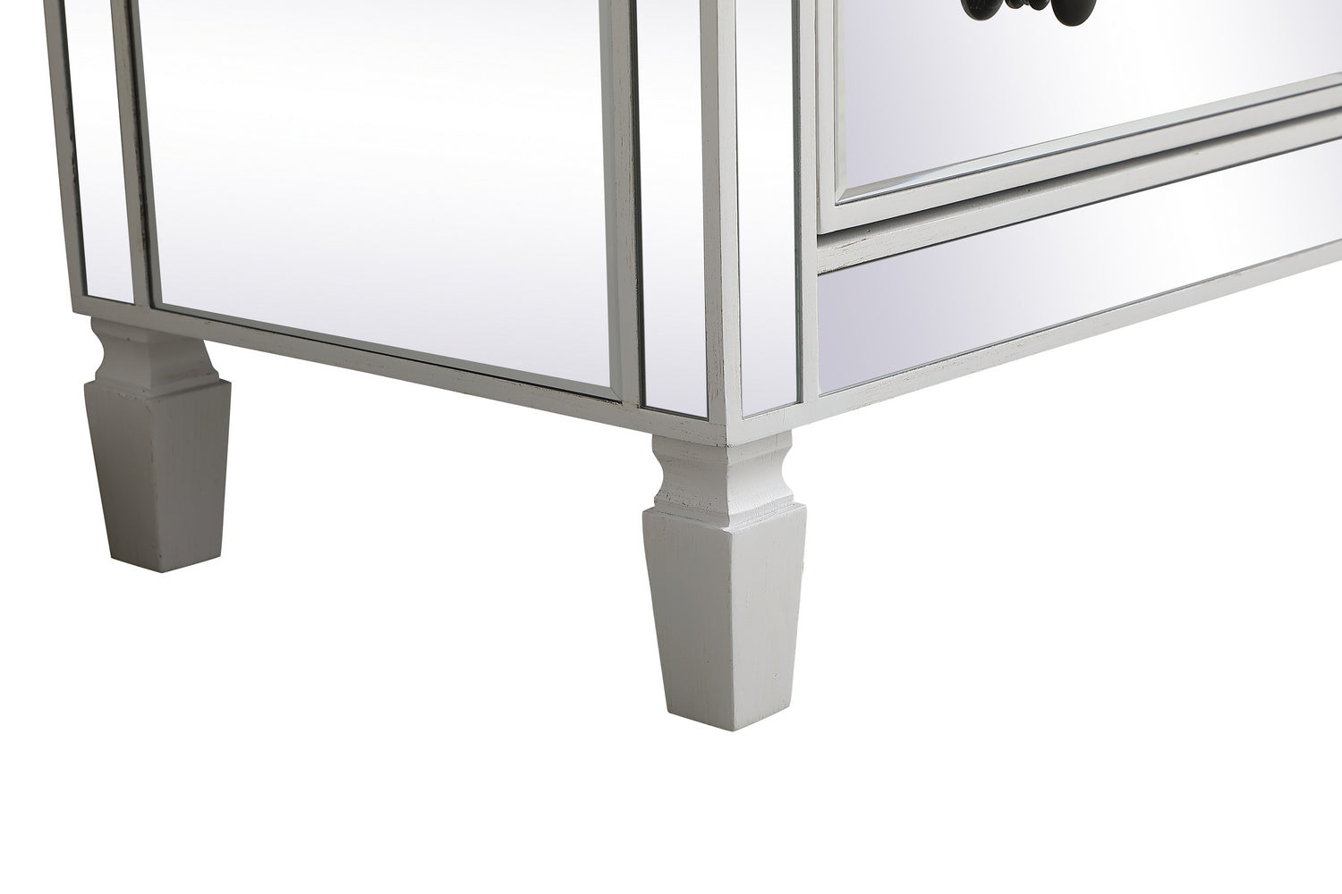 Elegant Lighting Chest from the Contempo collection in Antique White finish