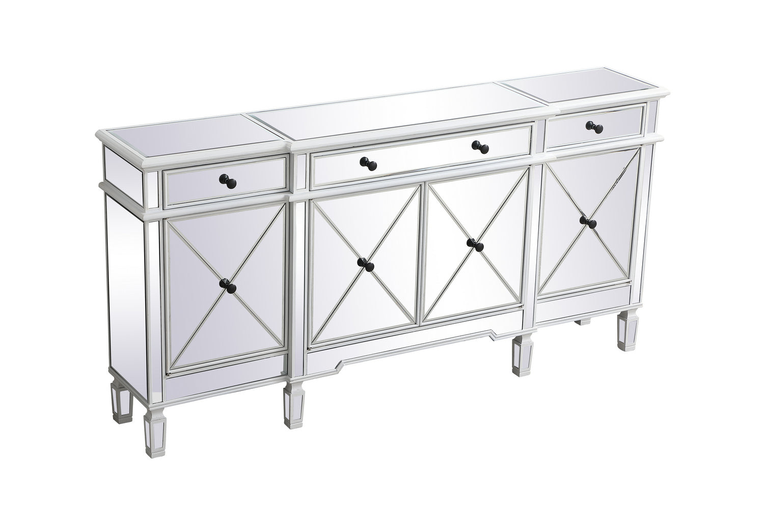 Elegant Lighting Credenza from the Contempo collection in Antique White finish