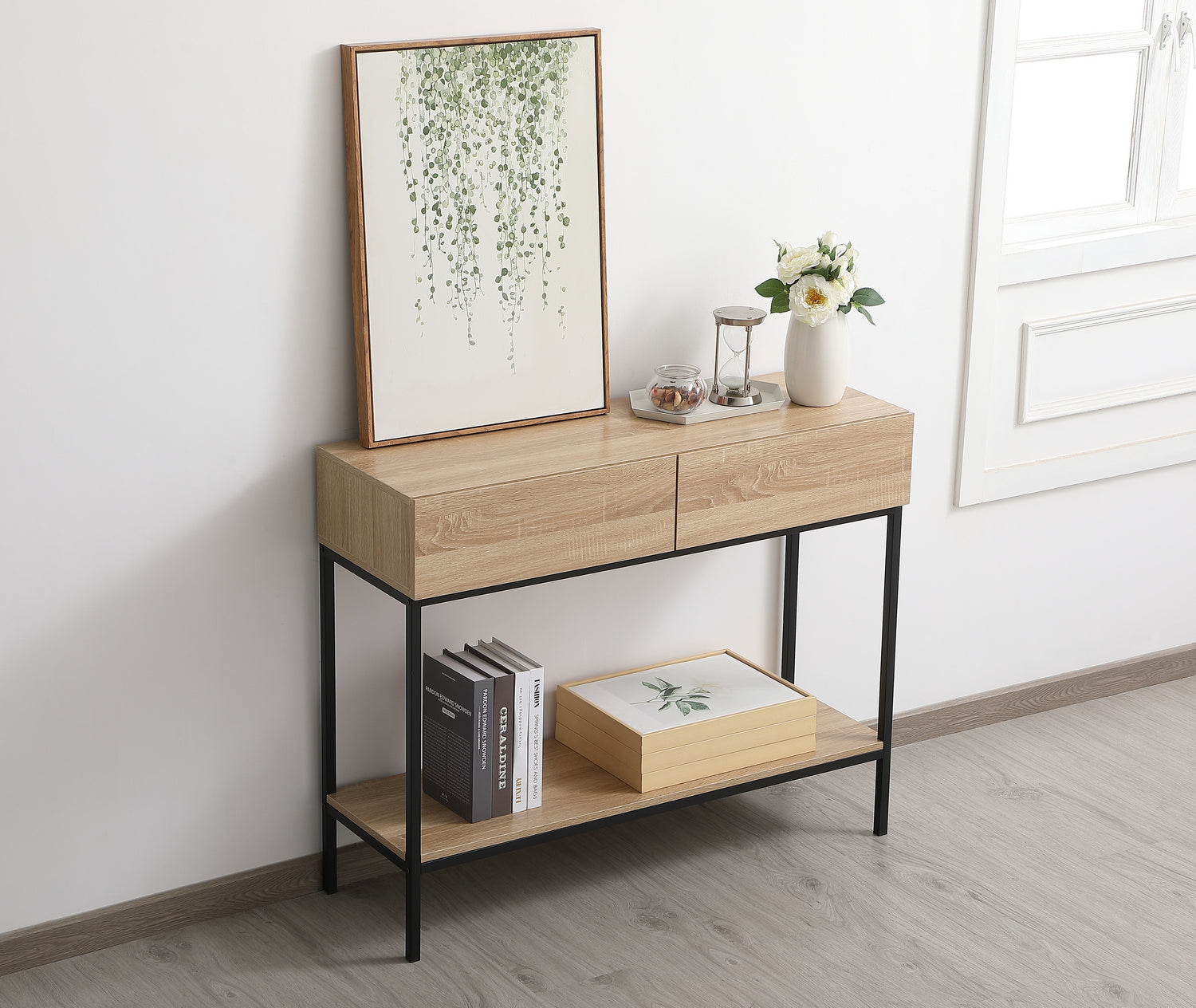 Elegant Lighting Console Table from the Emerson collection in Mango Wood finish