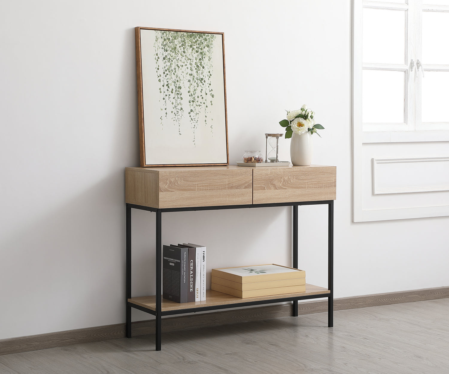 Elegant Lighting Console Table from the Emerson collection in Mango Wood finish