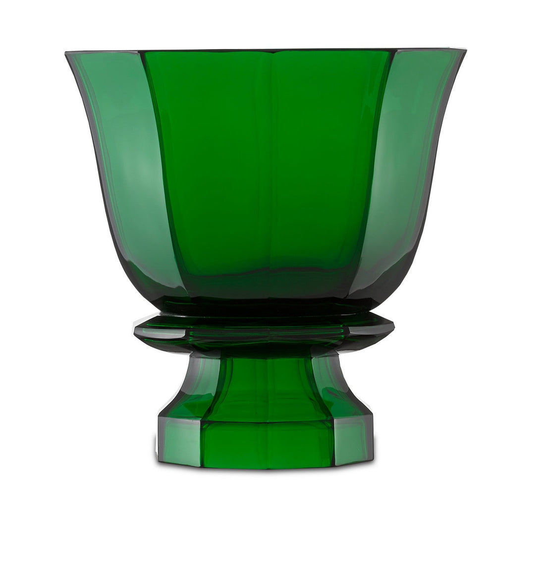 Currey and Company Vase from the Columbia collection in Emerald Green finish