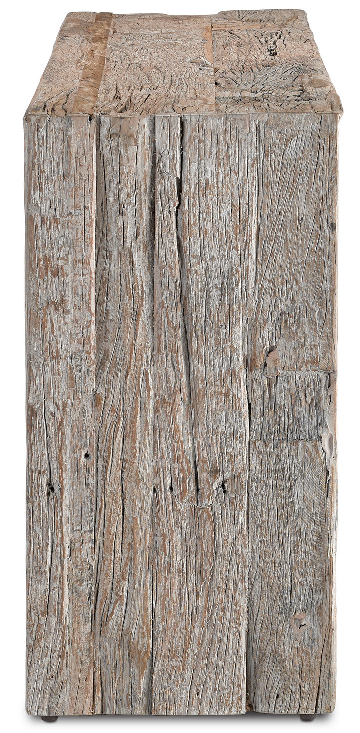 Currey and Company Console Table from the Kanor Collection collection in Whitewash finish