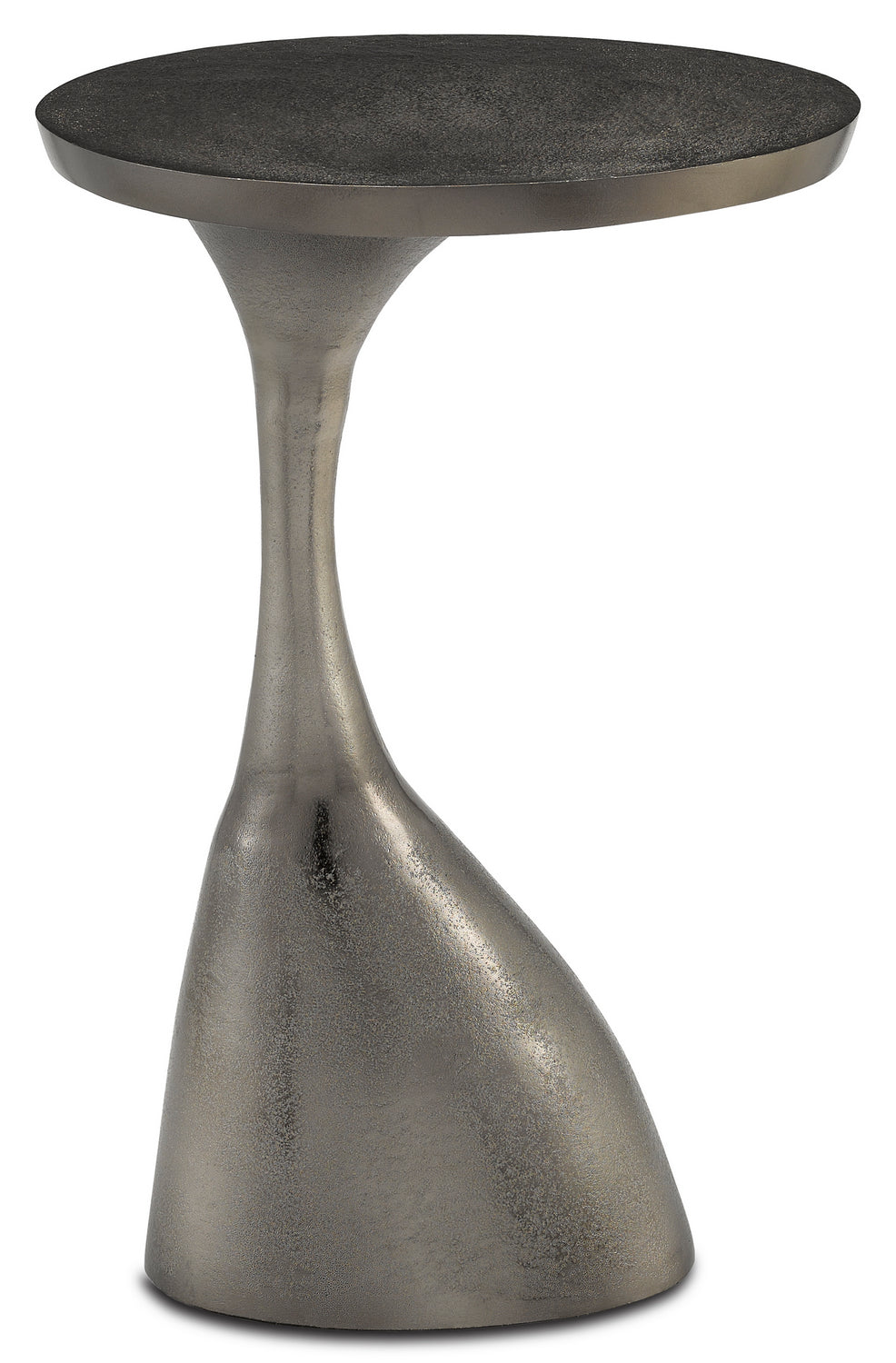 Currey and Company Accent Table from the Ishaan Collection collection in Black Nickel finish