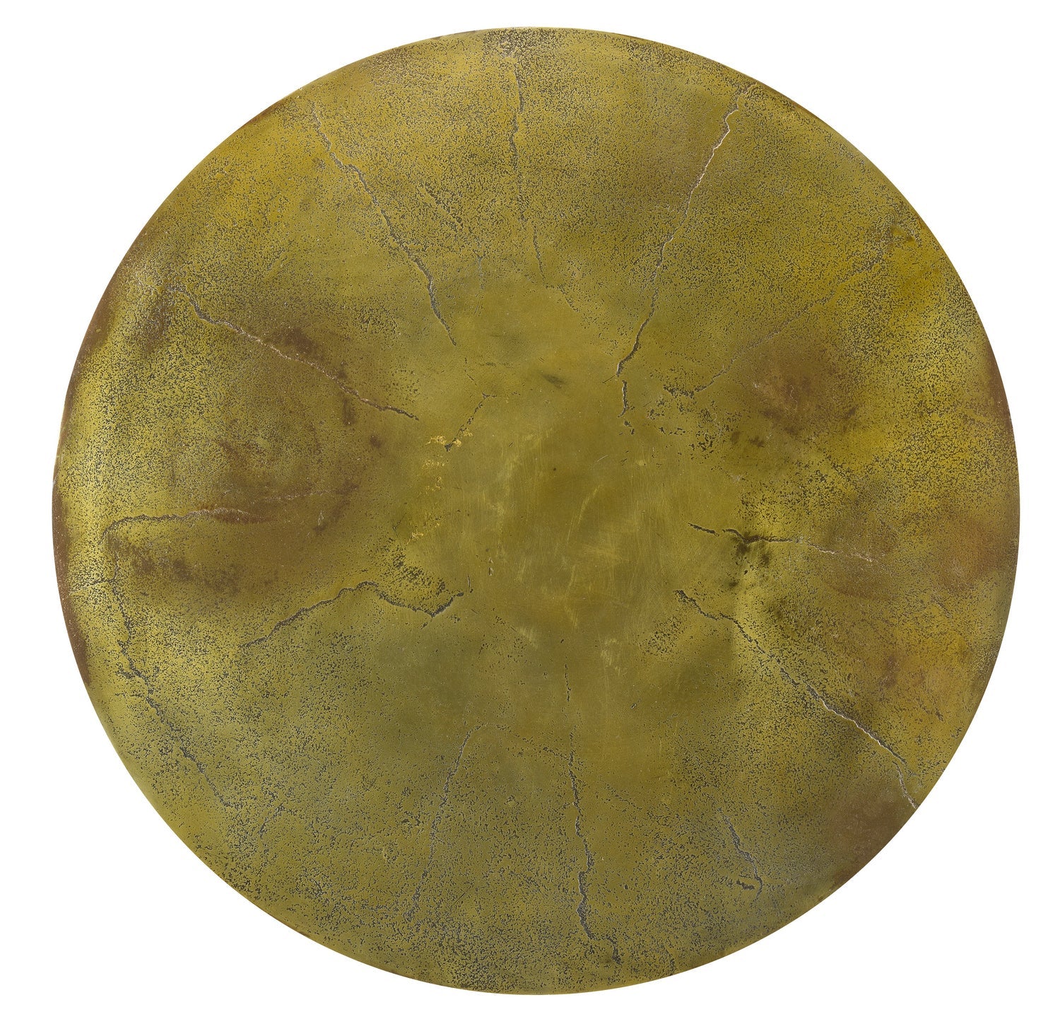 Currey and Company Accent Table from the Abu Collection collection in Antique Gold finish