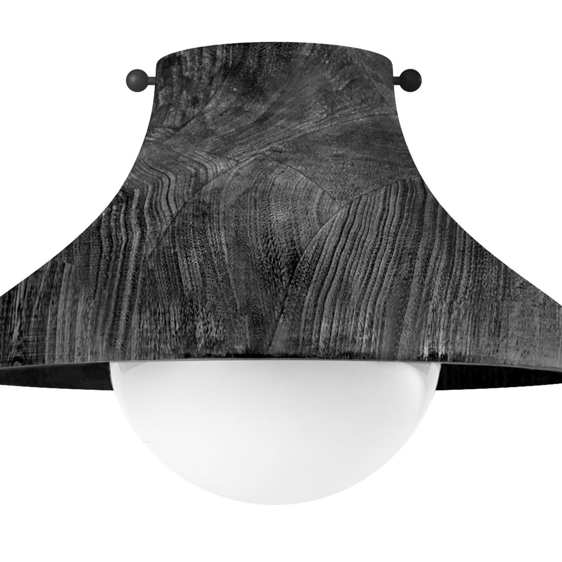 Regina Andrew One Light Flush Mount from the Surfside collection in Ebony finish