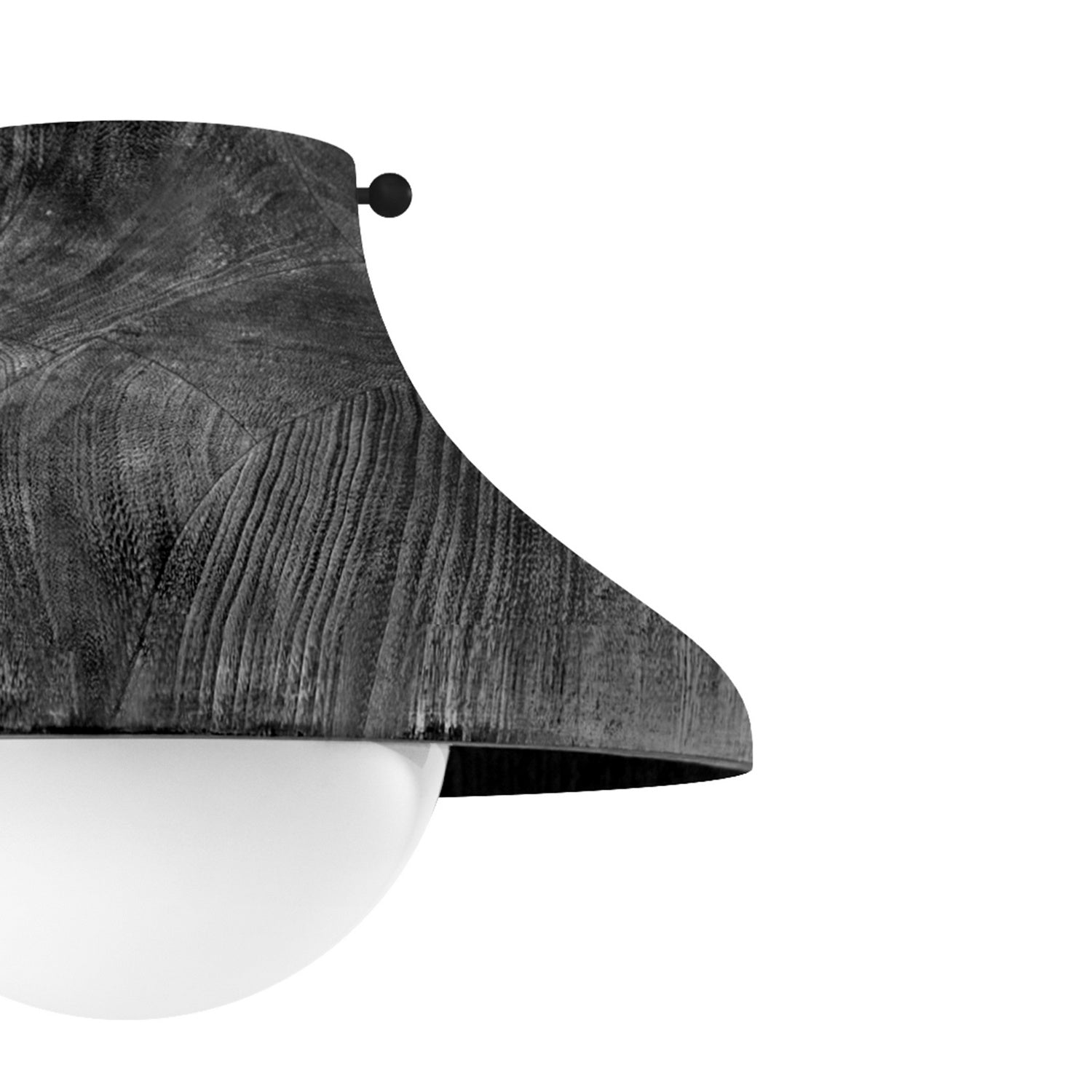 Regina Andrew One Light Flush Mount from the Surfside collection in Ebony finish