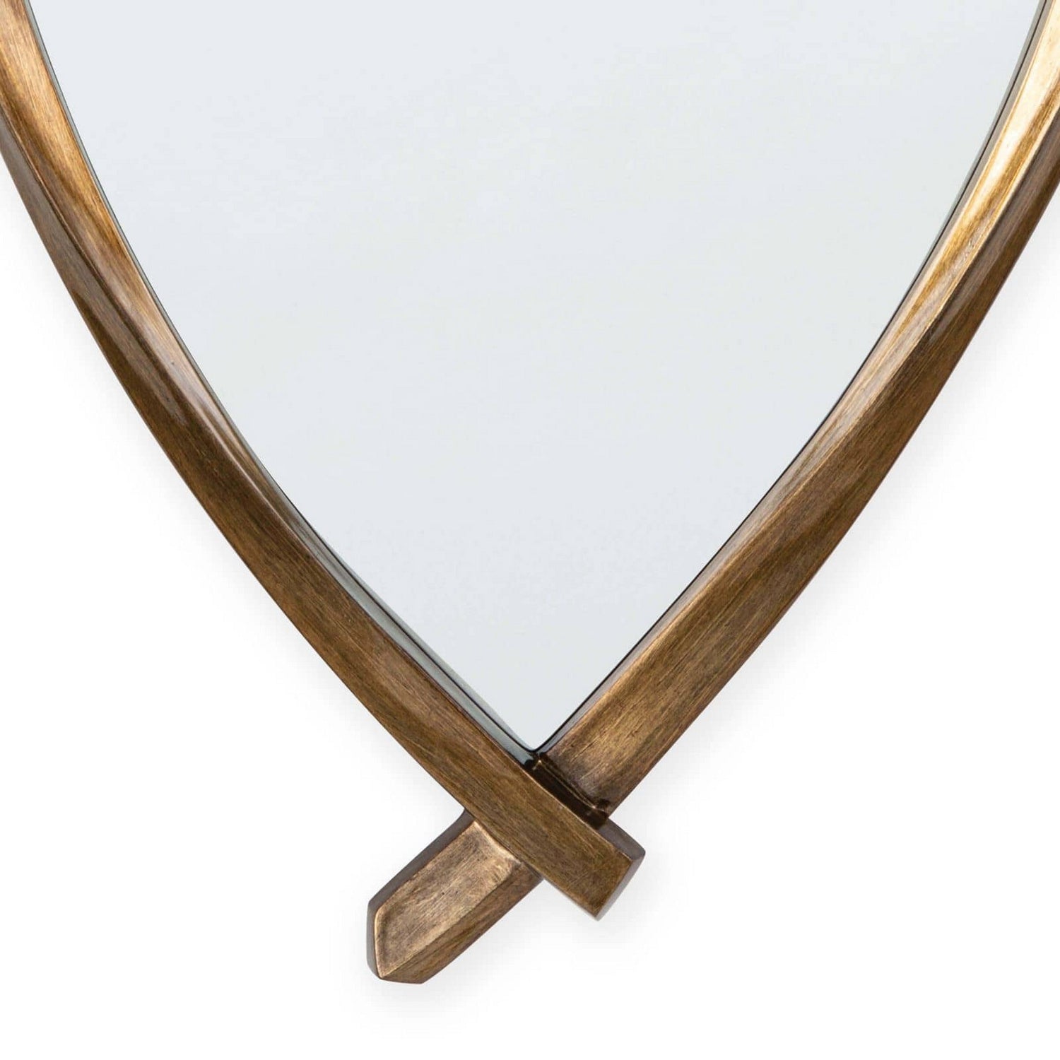 Regina Andrew Mirror from the Arbre collection in Antique Gold Leaf finish