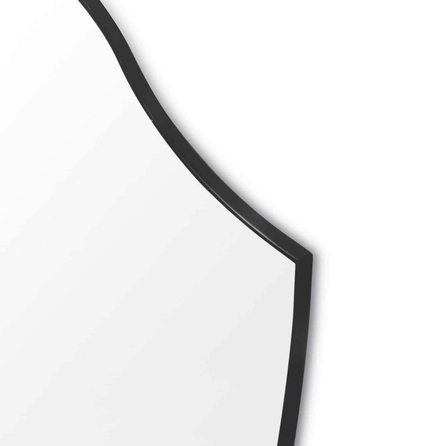 Regina Andrew Mirror from the Crest collection in Steel finish