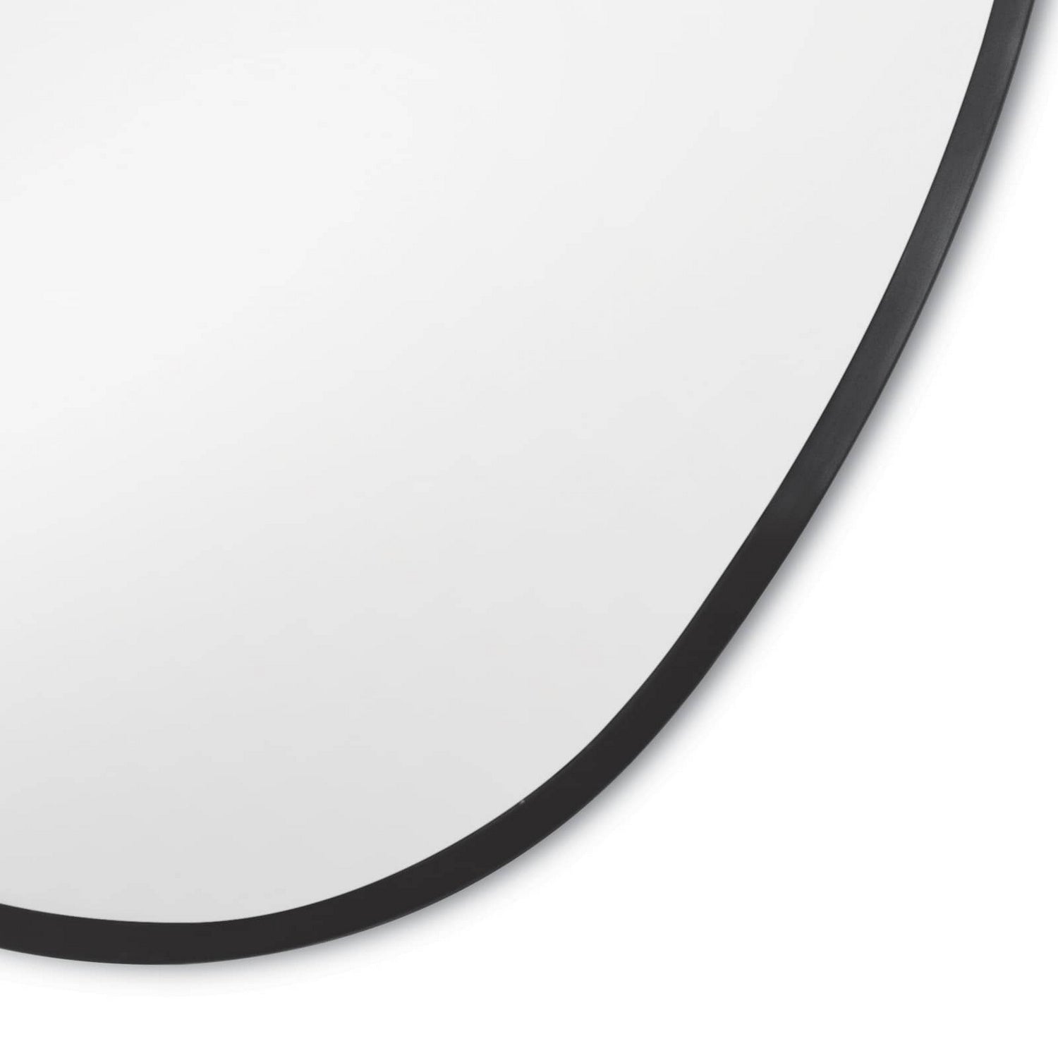 Regina Andrew Mirror from the Crest collection in Steel finish