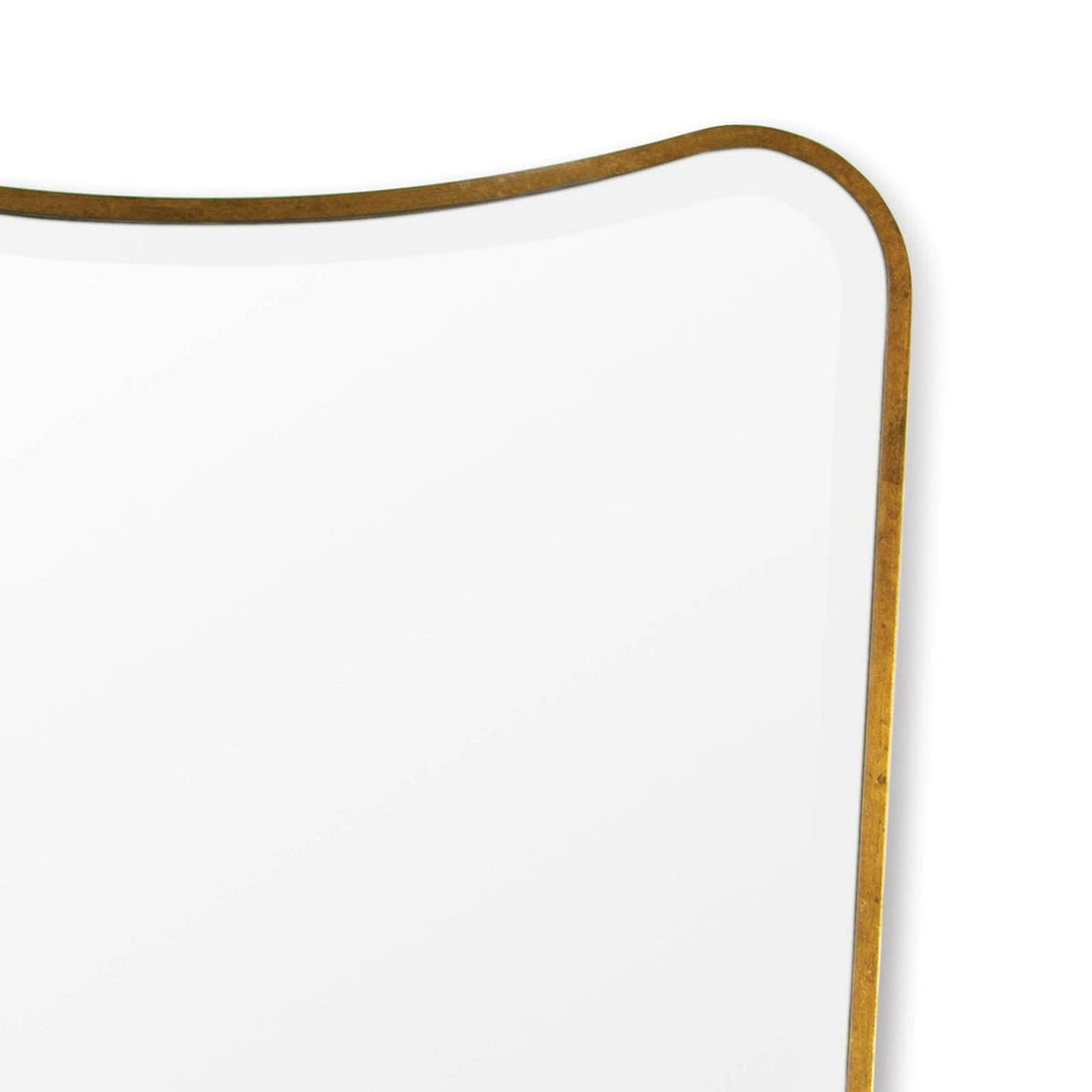 Regina Andrew Mirror from the Sonnet collection in Gold Leaf finish