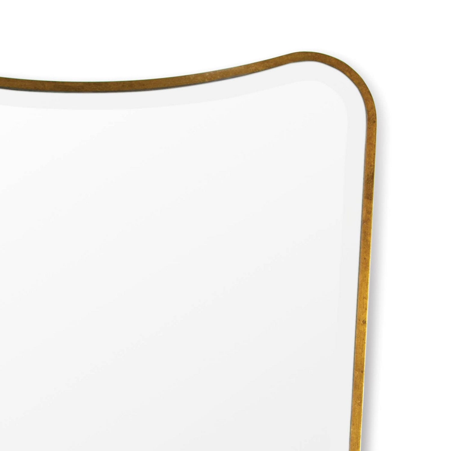 Regina Andrew Mirror from the Sonnet collection in Gold Leaf finish