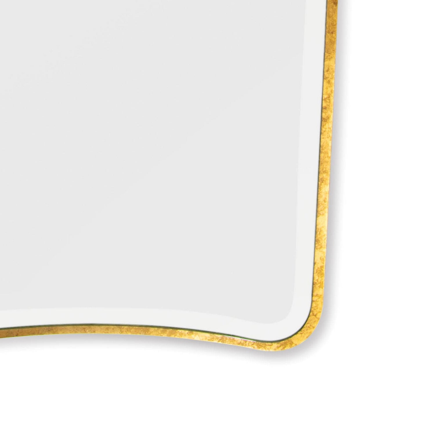 Regina Andrew Mirror from the Sonnet collection in Gold Leaf finish