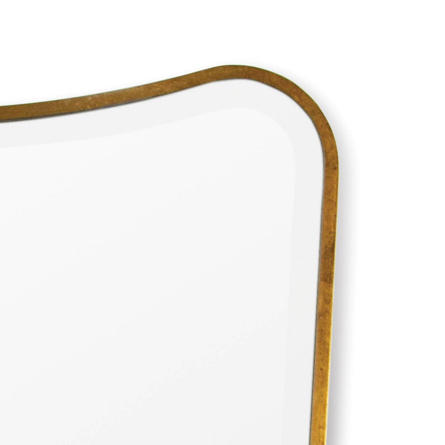 Regina Andrew Mirror from the Sonnet collection in Gold Leaf finish