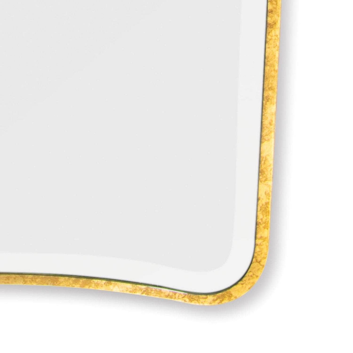 Regina Andrew Mirror from the Sonnet collection in Gold Leaf finish