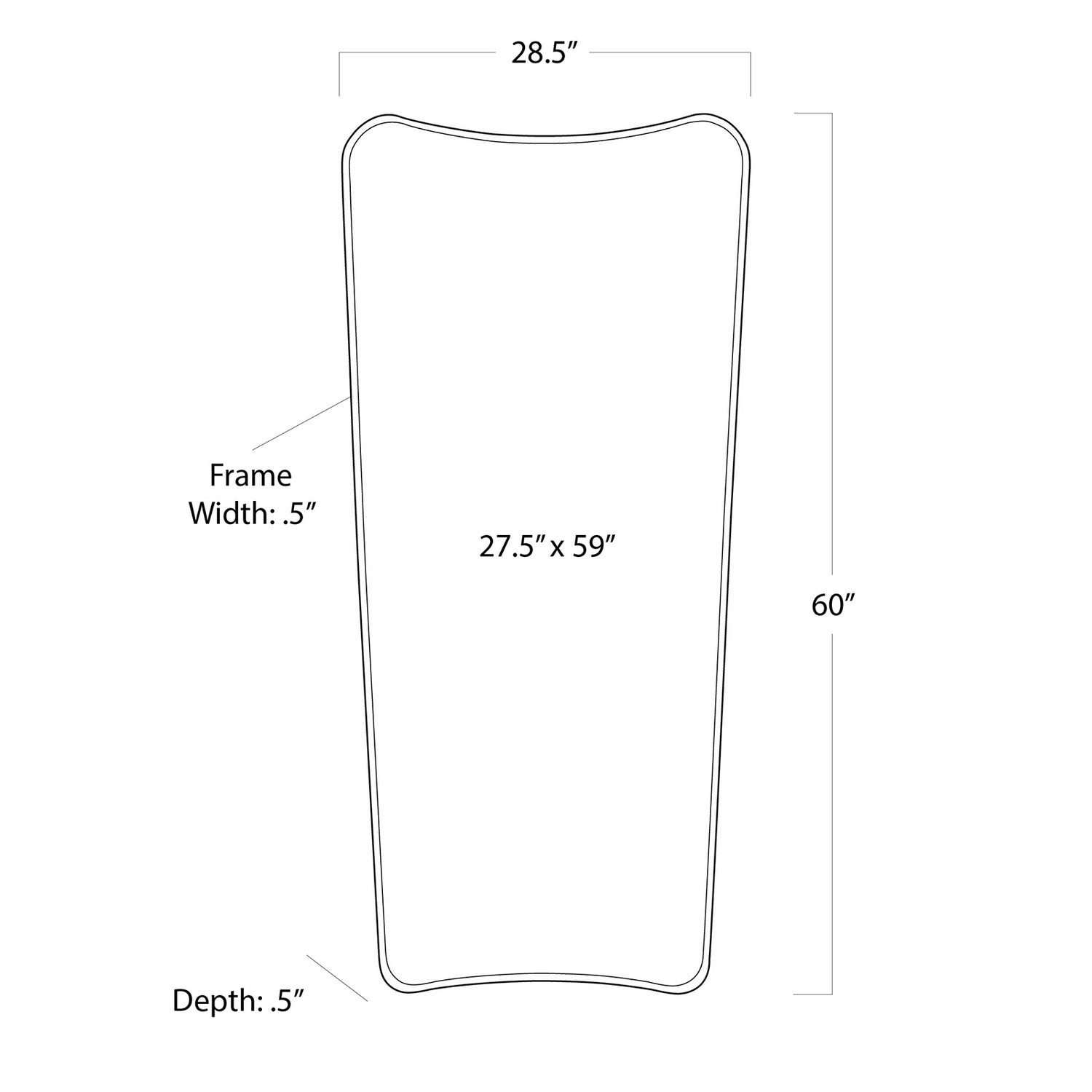 Regina Andrew Mirror from the Sonnet collection in Gold Leaf finish