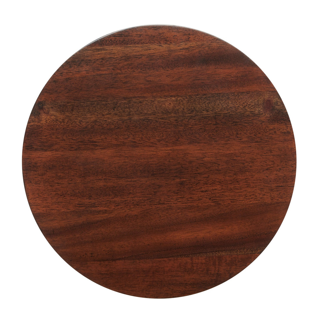 Currey and Company Drinks Table from the Sasha Collection collection in Dark Walnut finish