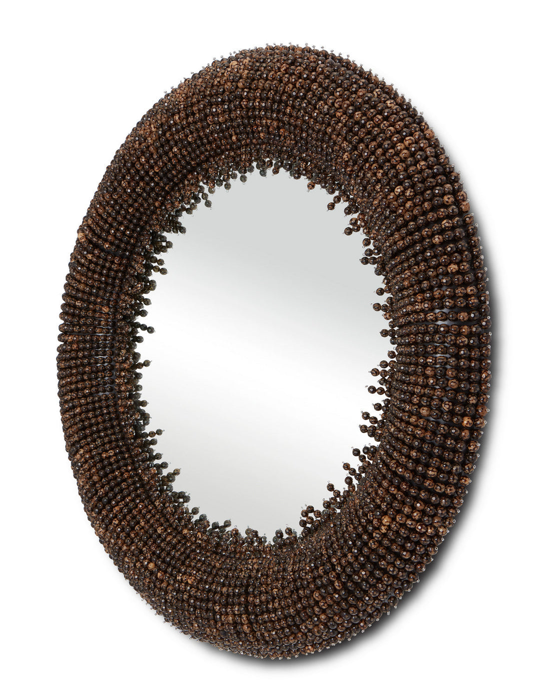Currey and Company Mirror from the Pasay Collection collection in Black/Mirror finish