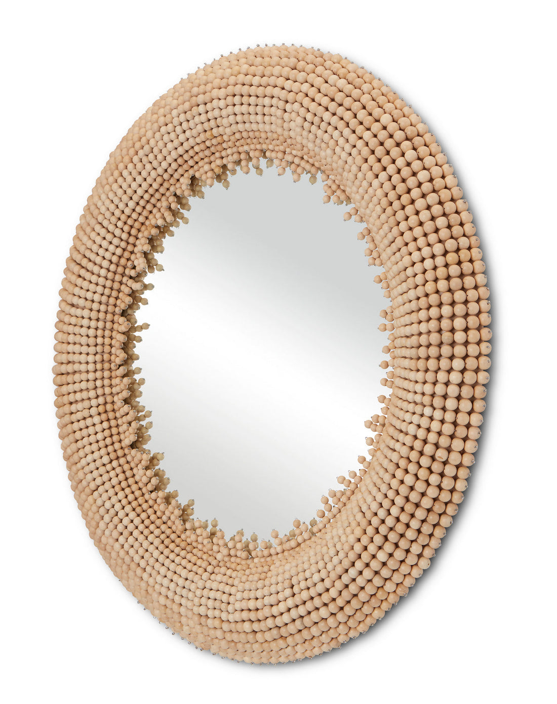 Currey and Company Mirror from the Jeanie Collection collection in Beige/Mirror finish