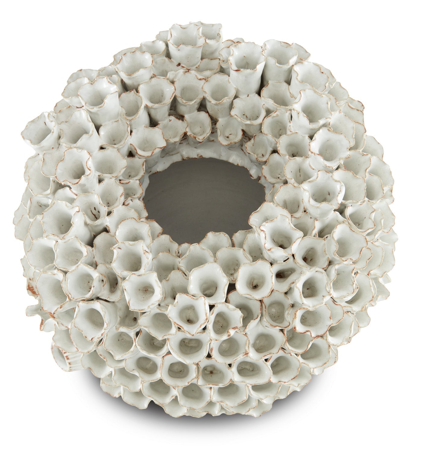 Currey and Company Vase from the Manitapi Collection collection in White finish