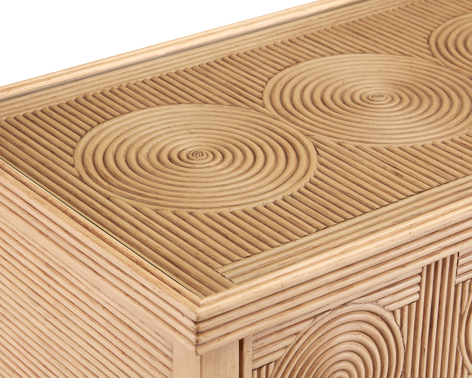 Currey and Company Chest from the Santos Collection collection in Sea Sand finish