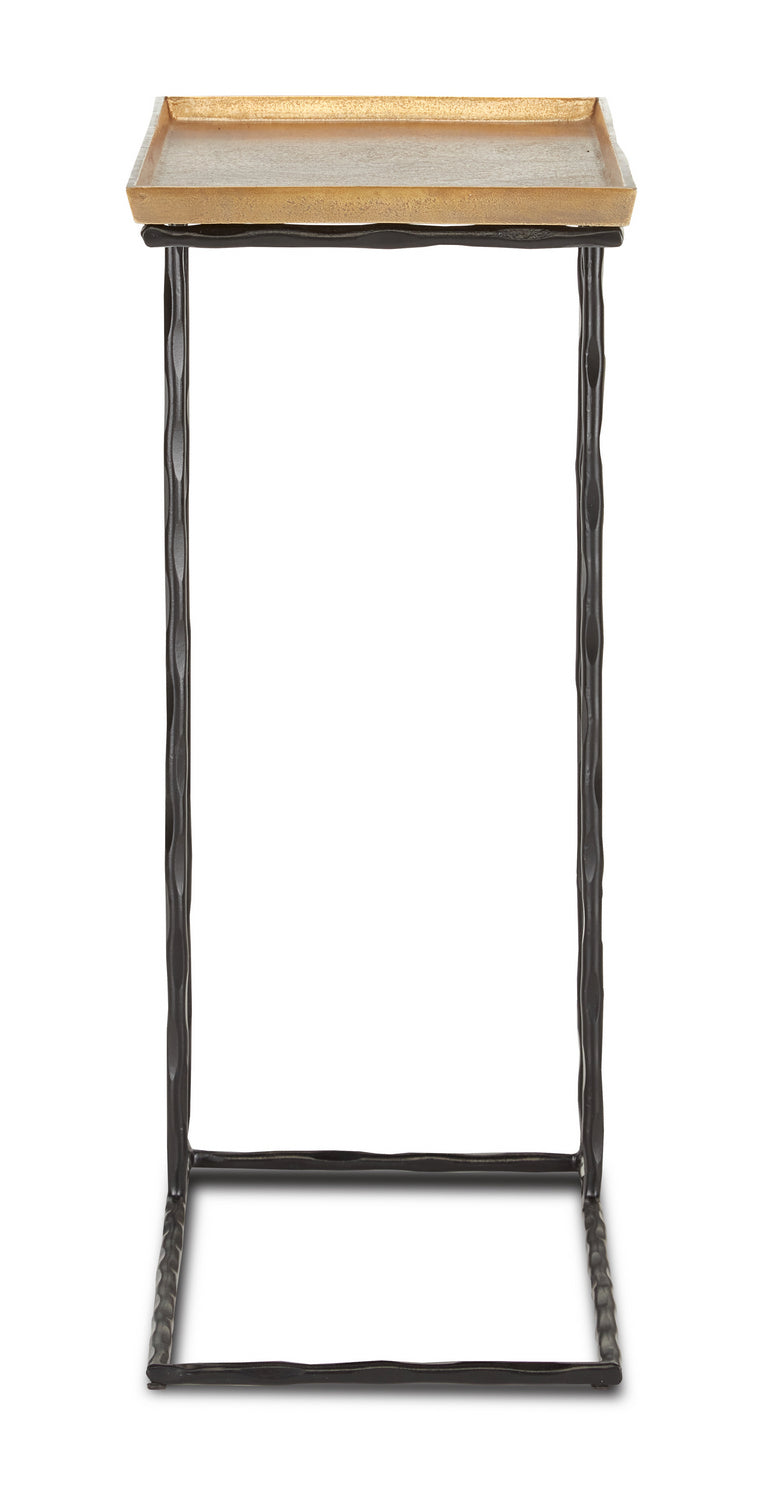 Currey and Company Table from the Boyles Collection collection in Antique Brass/Black finish