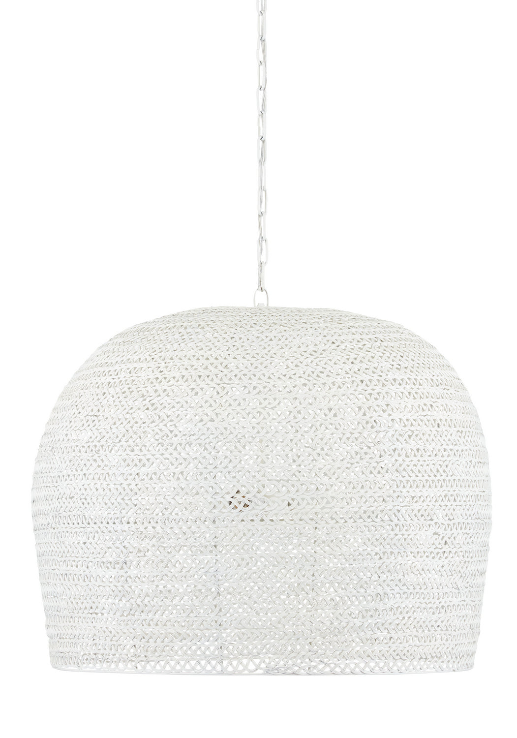 Currey and Company Three Light Chandelier from the Piero Collection collection in White finish