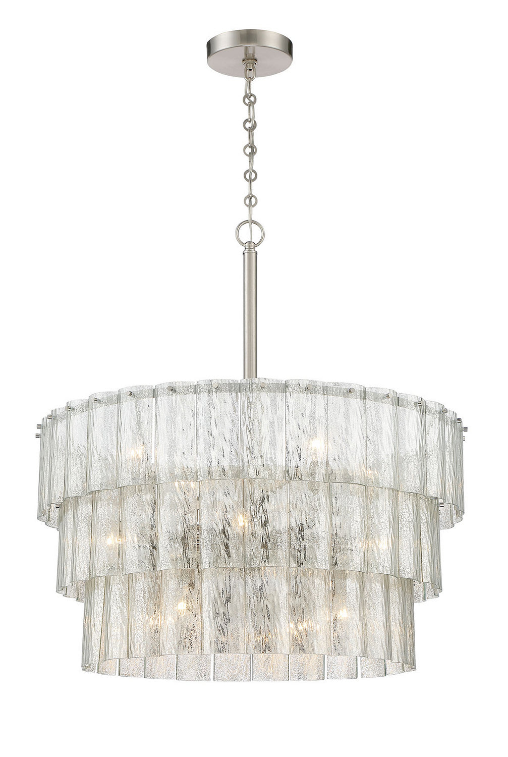Craftmade 12 Light Pendant from the Museo collection in Brushed Polished Nickel finish