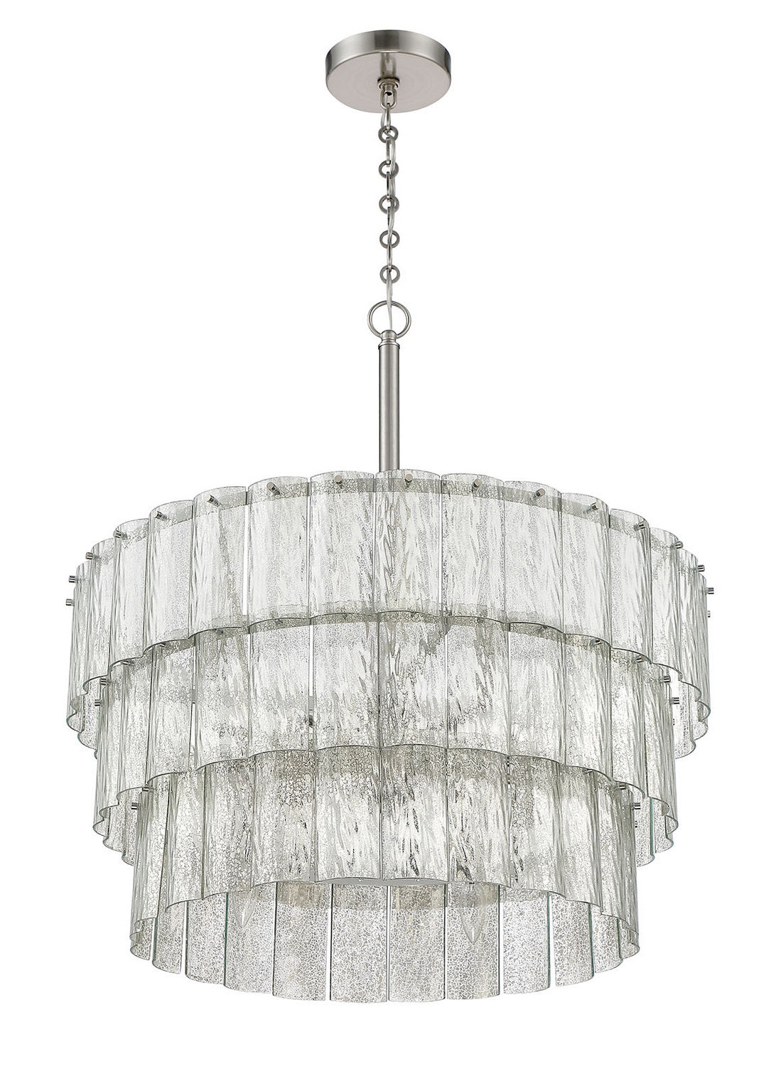 Craftmade 12 Light Pendant from the Museo collection in Brushed Polished Nickel finish