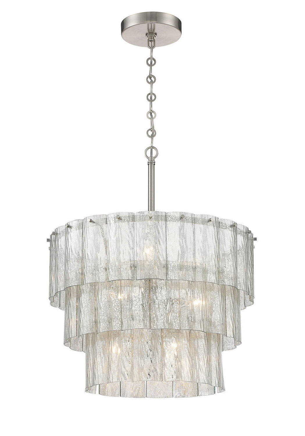 Craftmade Nine Light Pendant from the Museo collection in Brushed Polished Nickel finish