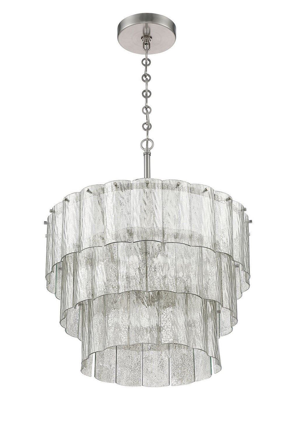 Craftmade Nine Light Pendant from the Museo collection in Brushed Polished Nickel finish