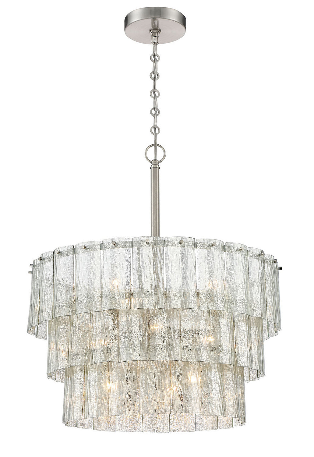 Craftmade Nine Light Pendant from the Museo collection in Brushed Polished Nickel finish