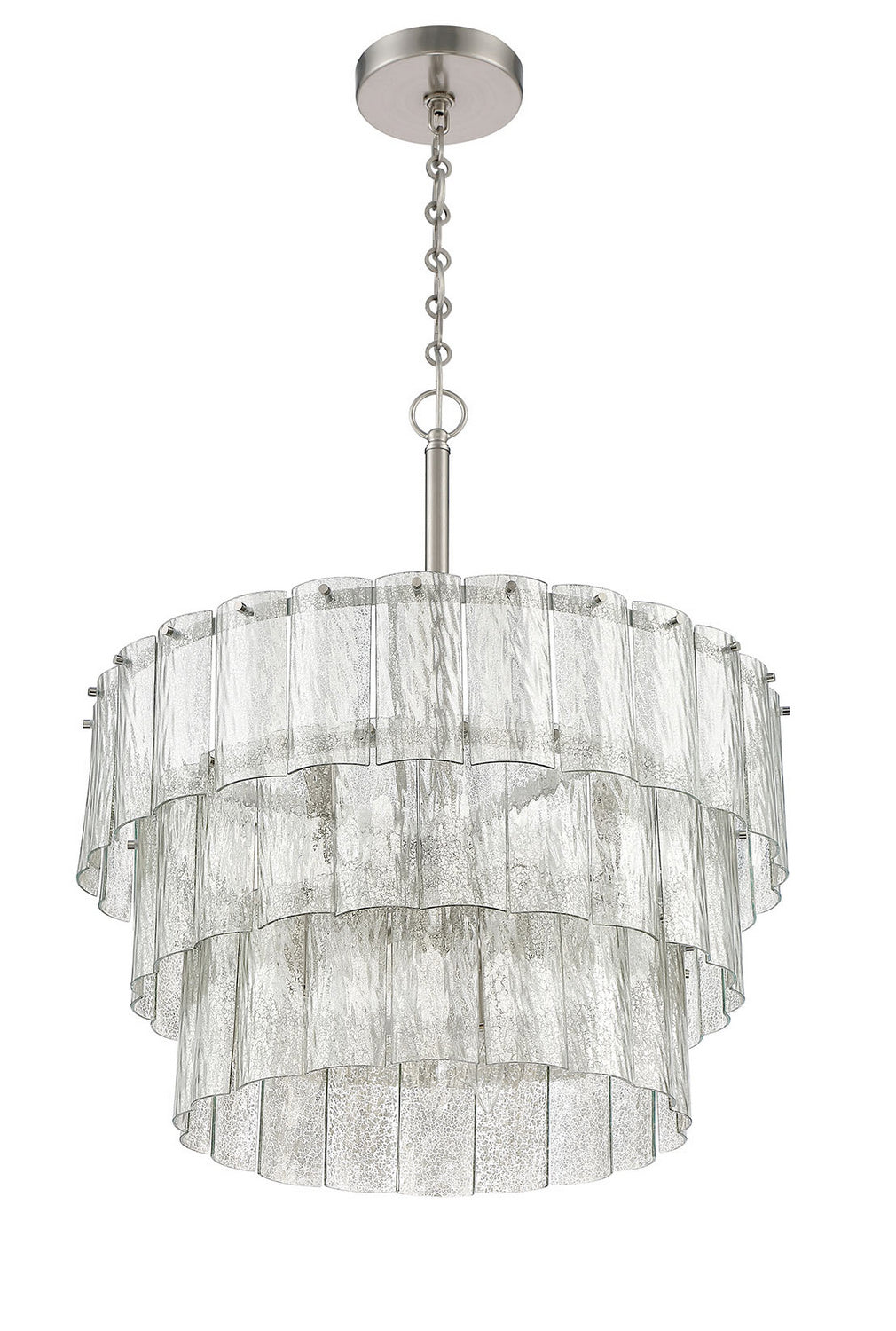 Craftmade Nine Light Pendant from the Museo collection in Brushed Polished Nickel finish
