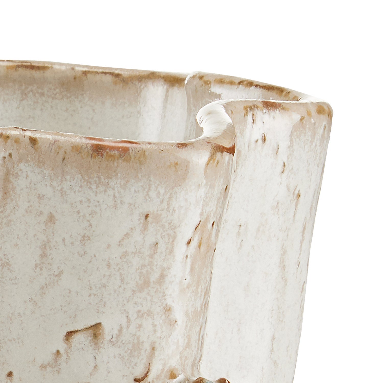 Currey and Company Vase from the Octopus Collection collection in Cream/Reactive Blue finish