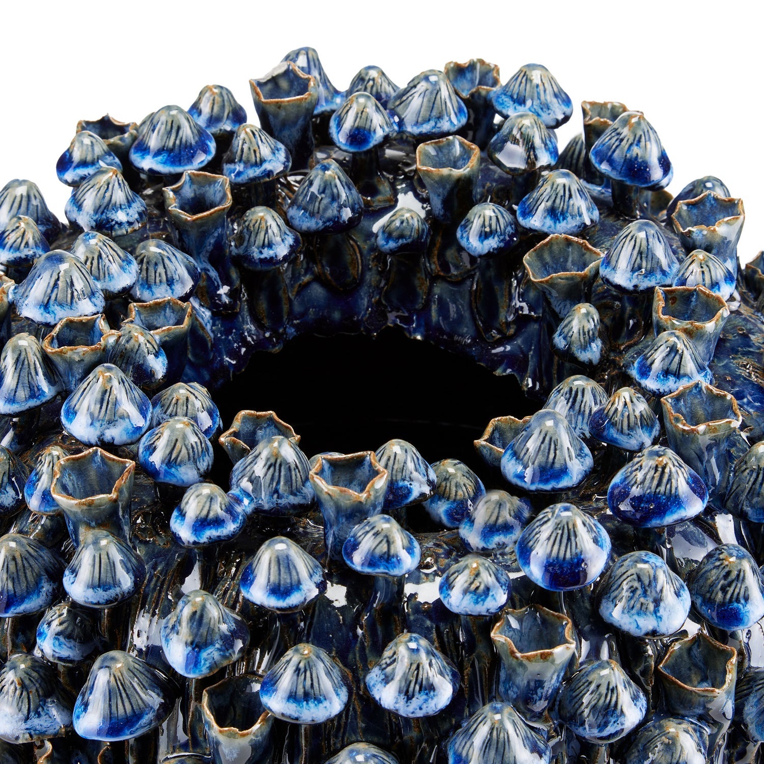 Currey and Company Vase from the Manitapi Collection collection in Blue finish