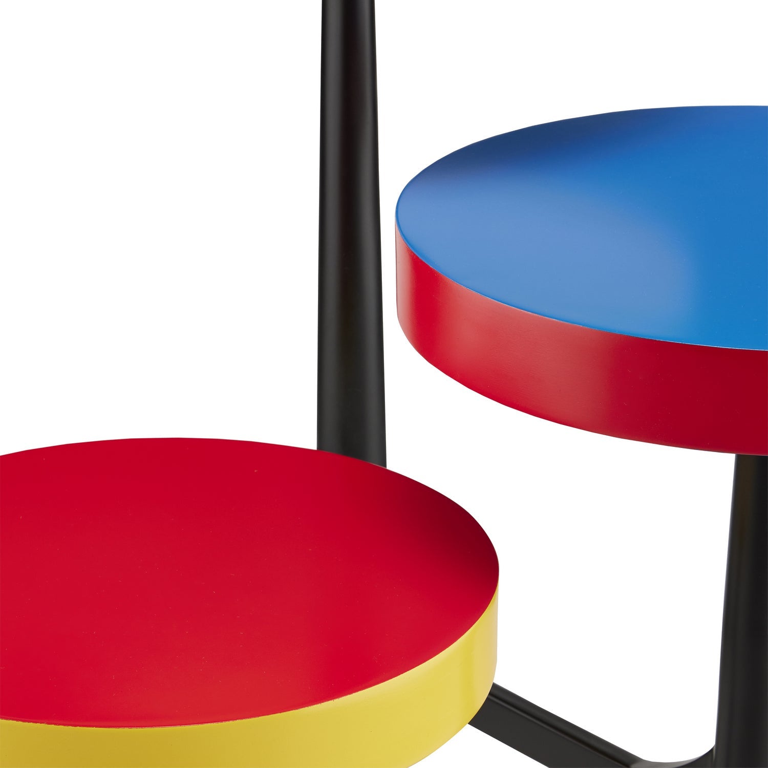 Currey and Company Accent Table from the Mister M collection in Red/Blue/Yellow finish
