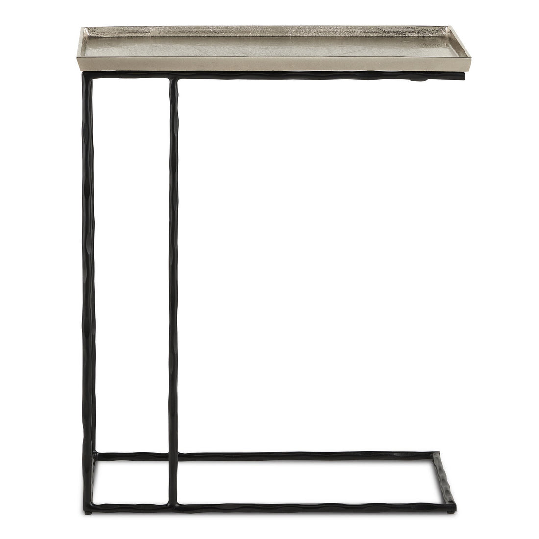 Currey and Company Table from the Boyles Collection collection in Nickel/Black finish