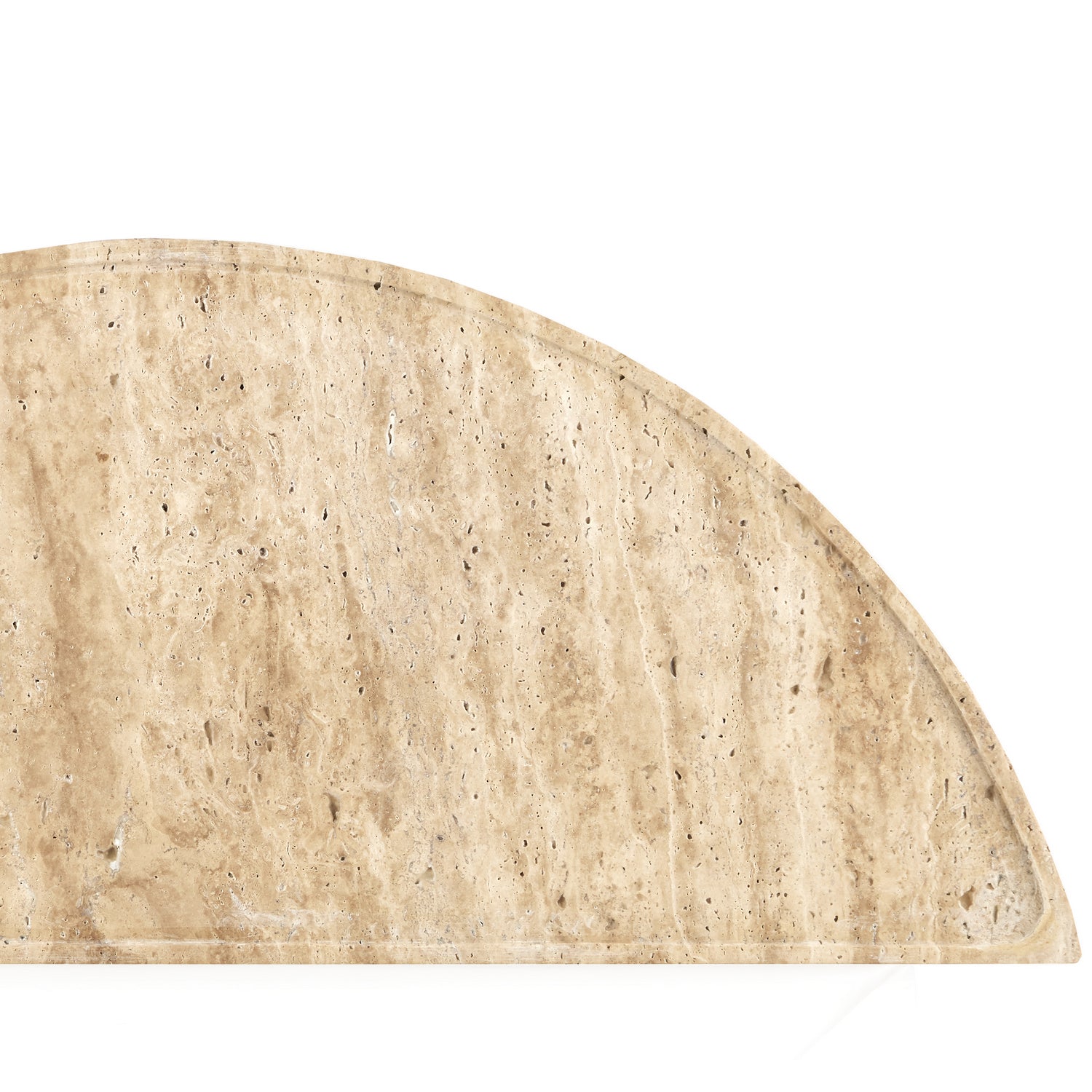 Currey and Company Demi-Lune from the Boyles Collection collection in Natural/Black finish