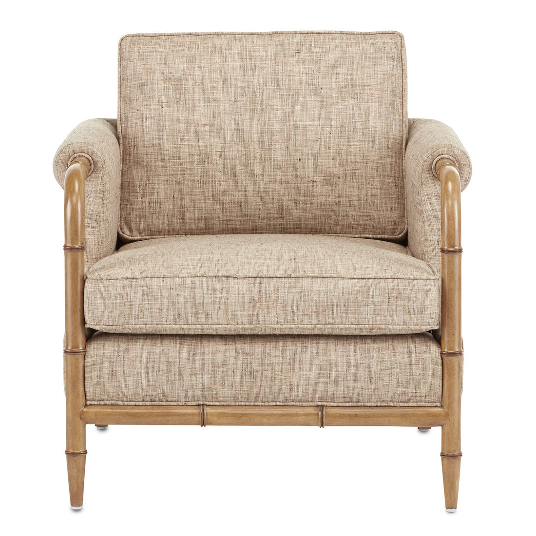 Currey and Company Chair from the Merle Collection collection in Weathered Walnut finish