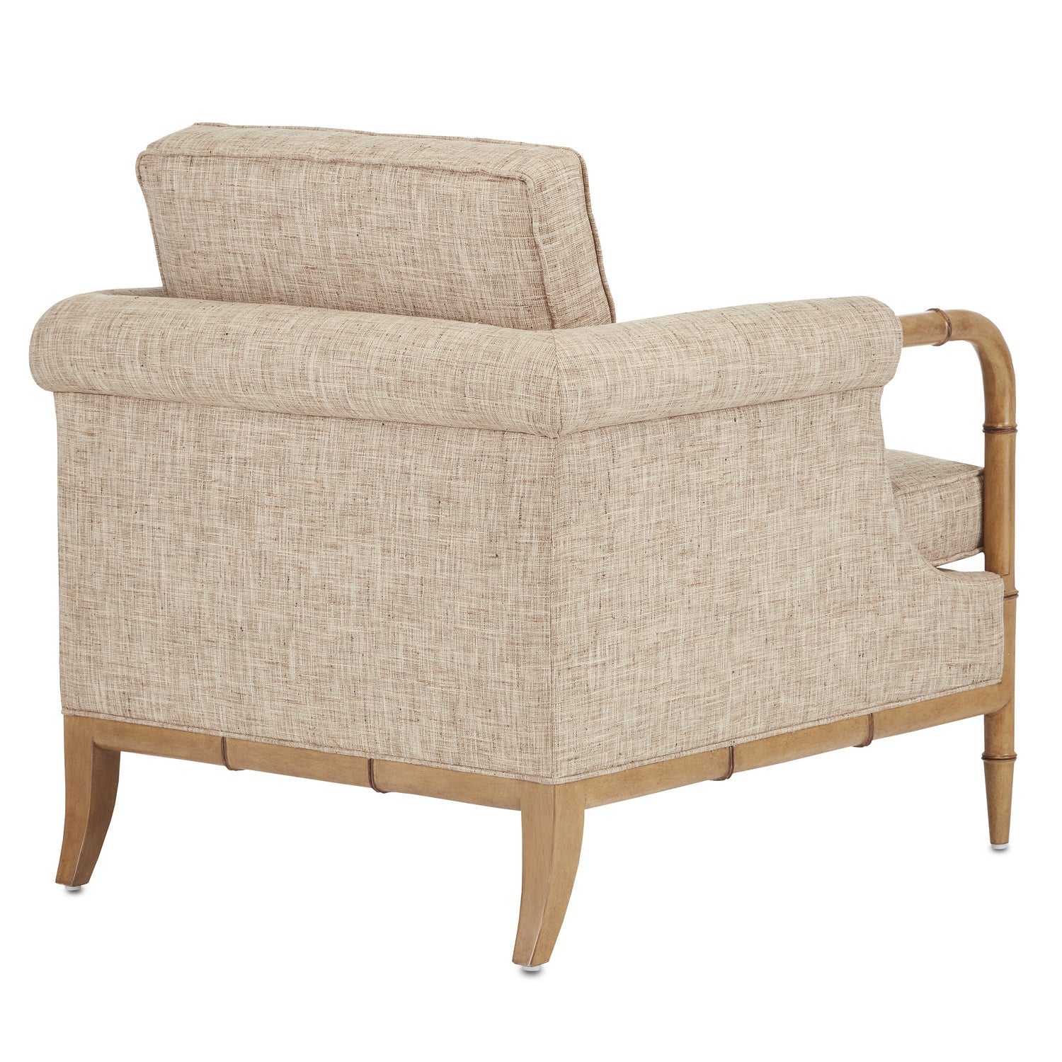 Currey and Company Chair from the Merle Collection collection in Weathered Walnut finish