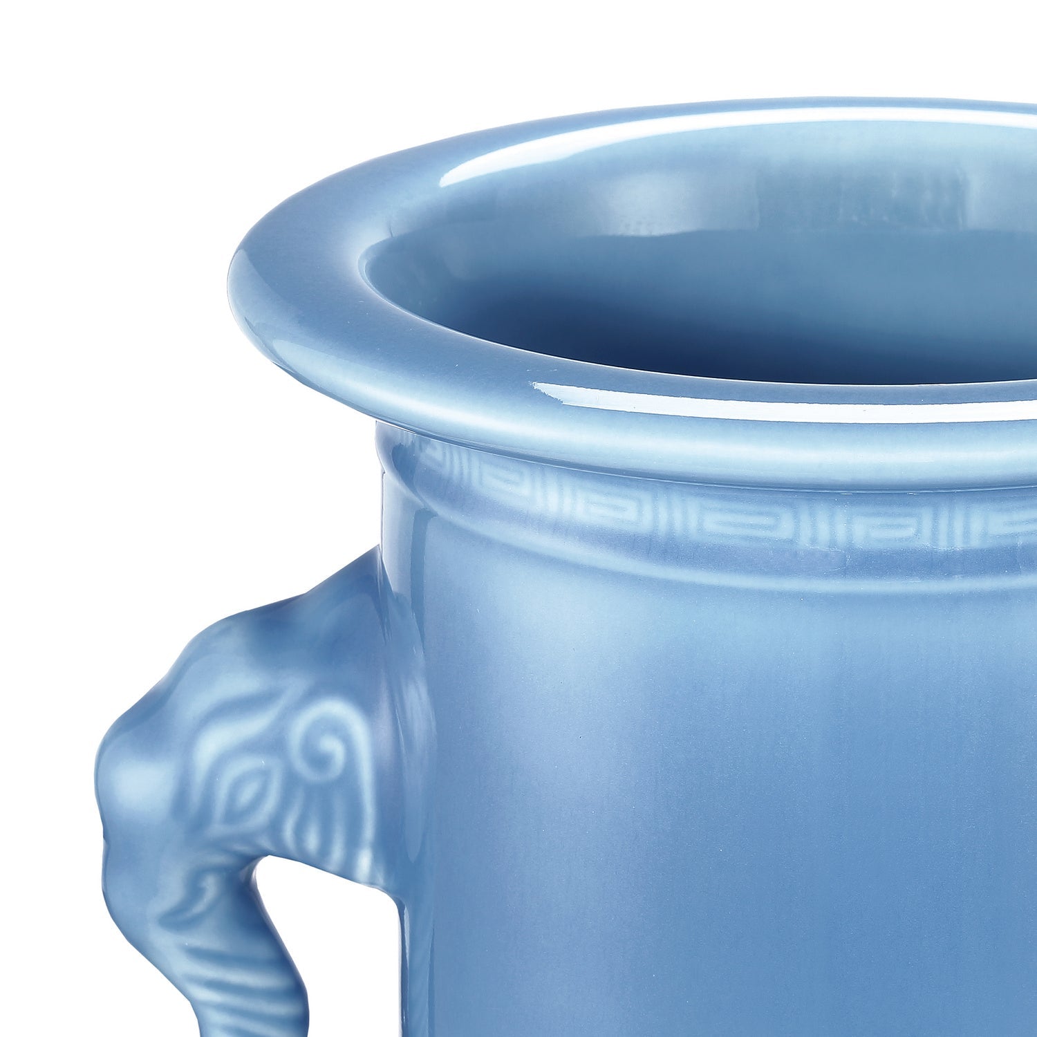 Currey and Company Vase from the Sky Blue collection in Lake Blue finish