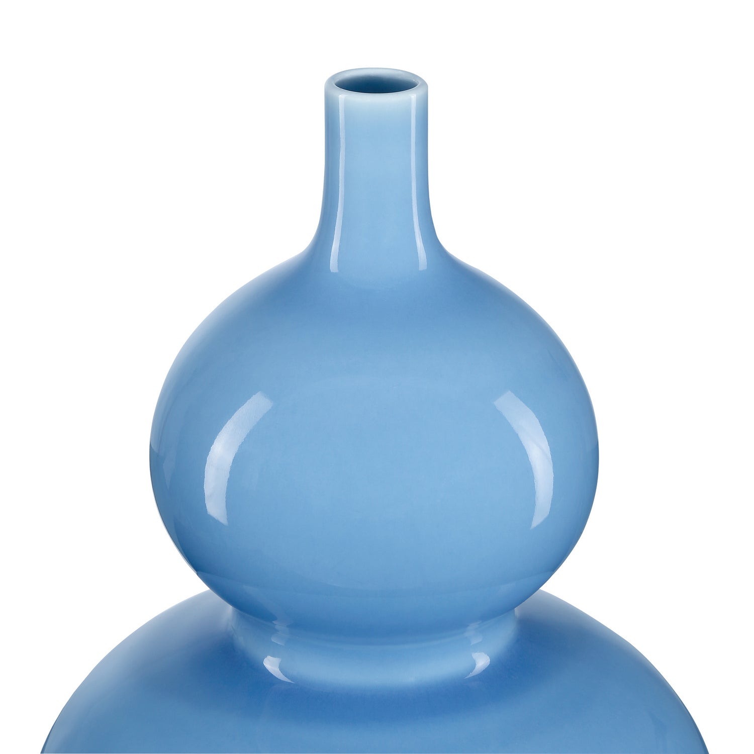Currey and Company Vase from the Sky Blue collection in Lake Blue finish