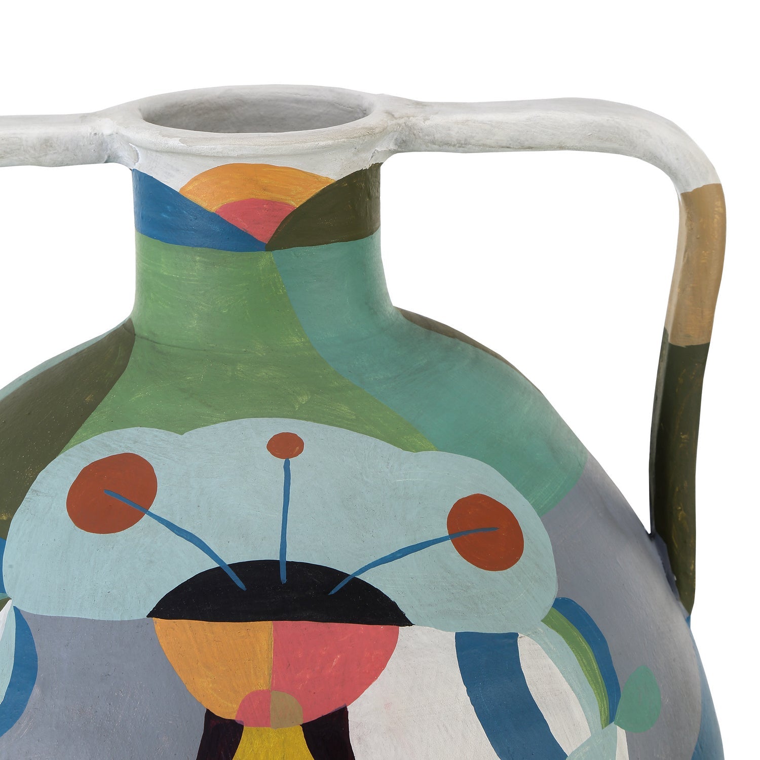 Currey and Company Vase from the Amphora Collection collection in Multicolor finish